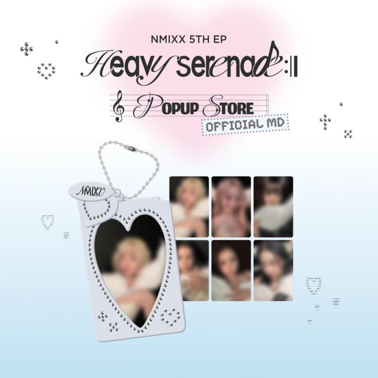 NMIXX - PHOTOCARD HOLDER KEYRING & PHOTOCARD SET - [HEAVY SERENADE] POP-UP STORE