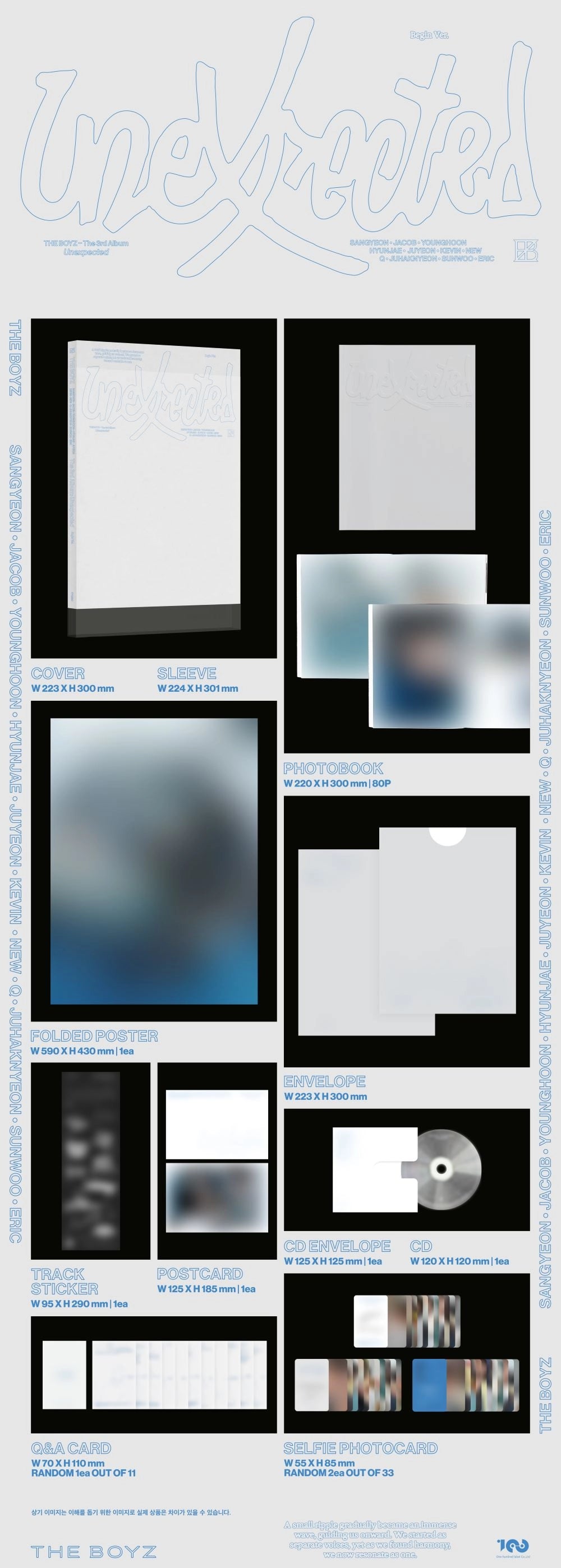 THE BOYZ THE 3RD ALBUM - UNEXPECTED (PHOTOBOOK VER.)