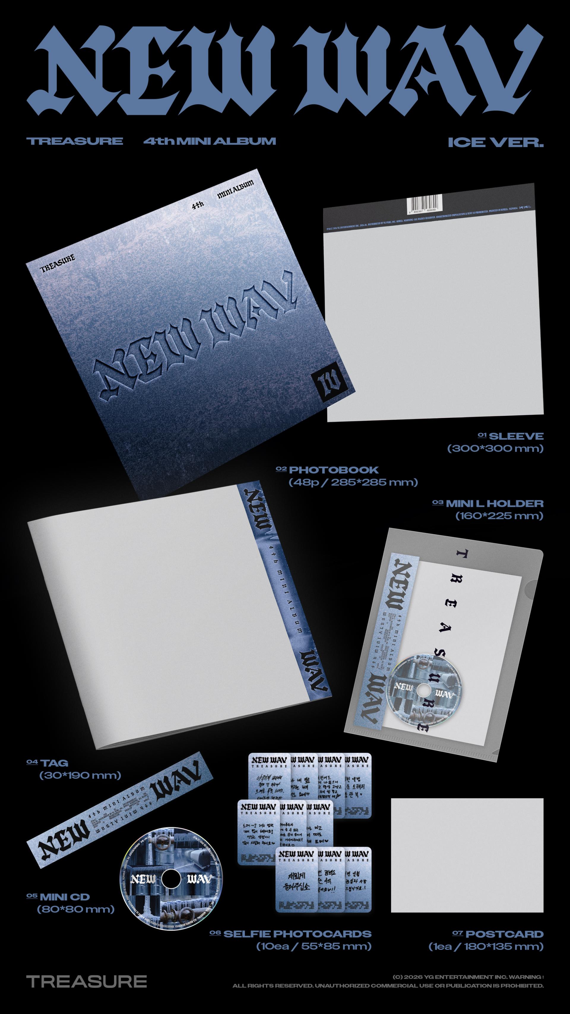 TREASURE 4TH MINI ALBUM - NEW WAV