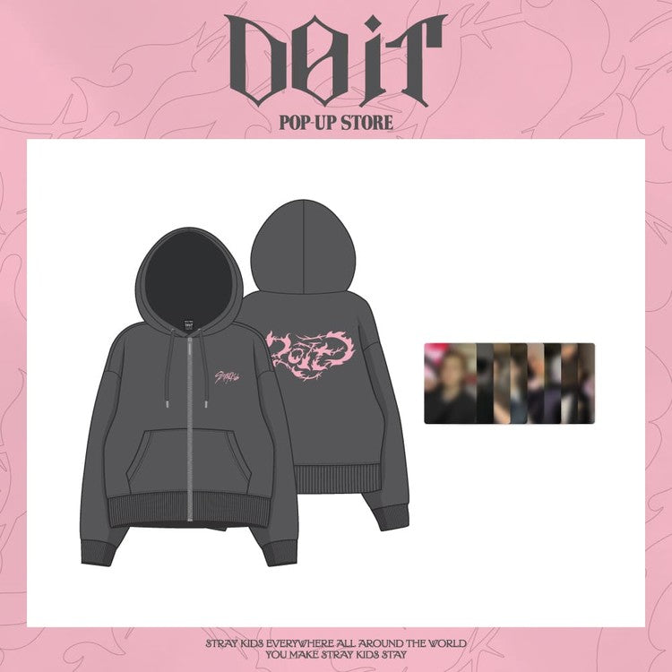 STRAY KIDS - [DO IT] POP-UP STORE ZIP-UP HOODIE OFFICIAL MD