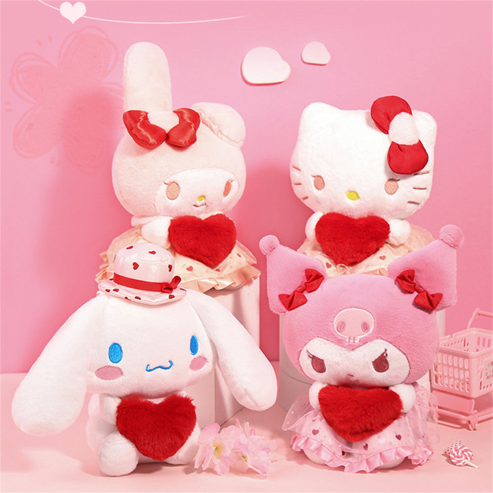 SANRIO Authentic Plush With Red Heart