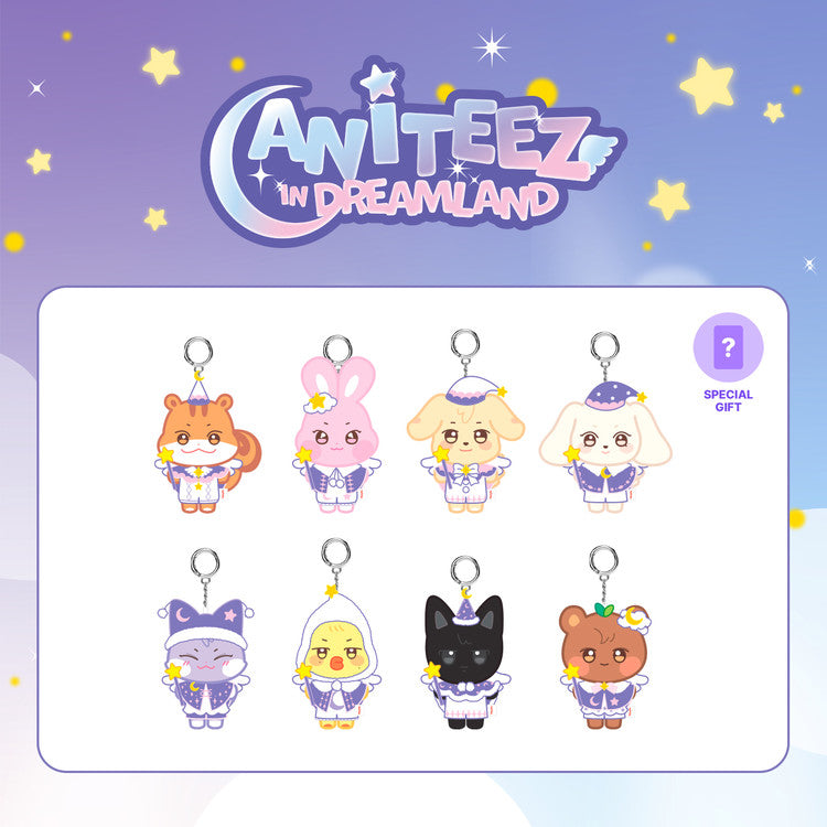 ATEEZ - [ANITEEZ IN DREAMLAND] OFFICIAL MD PLUSH KEYRING
