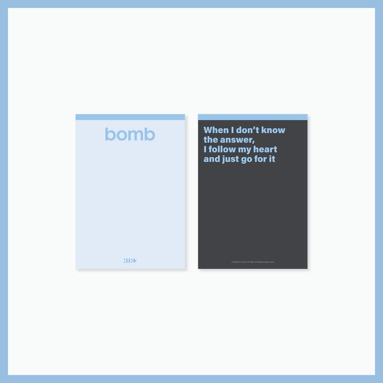 ILLIT - ILLIT 3RD MINI ALBUM 'BOMB' POP-UP STORE MERCH POSTER BOOK