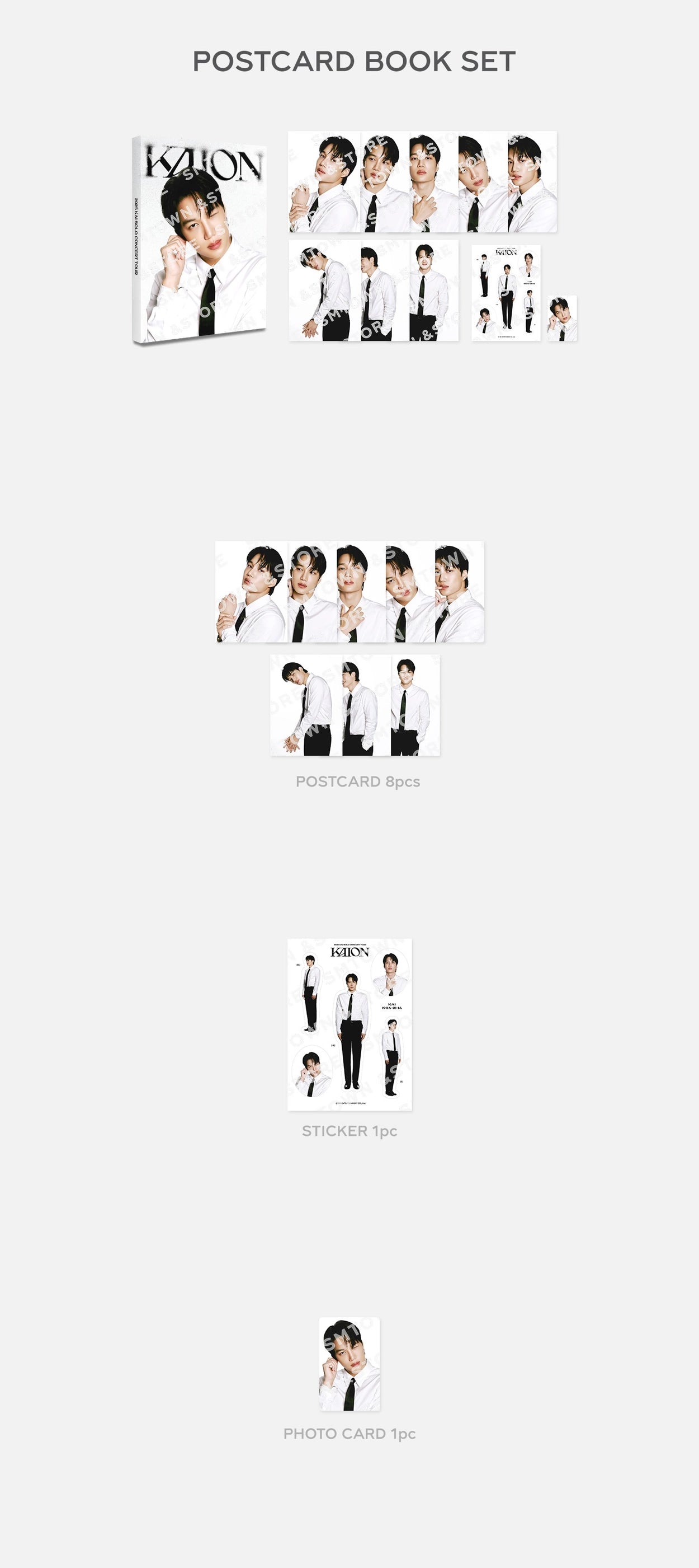 KAI - [SOLO CONCERT TOUR [KAION] ENCORE IN SEOUL MD] POSTCARD BOOK SET
