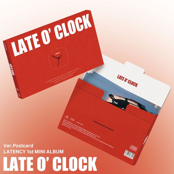 LATENCY 1ST MINI ALBUM - LATE O’ CLOCK (POSTCARD VER.)
