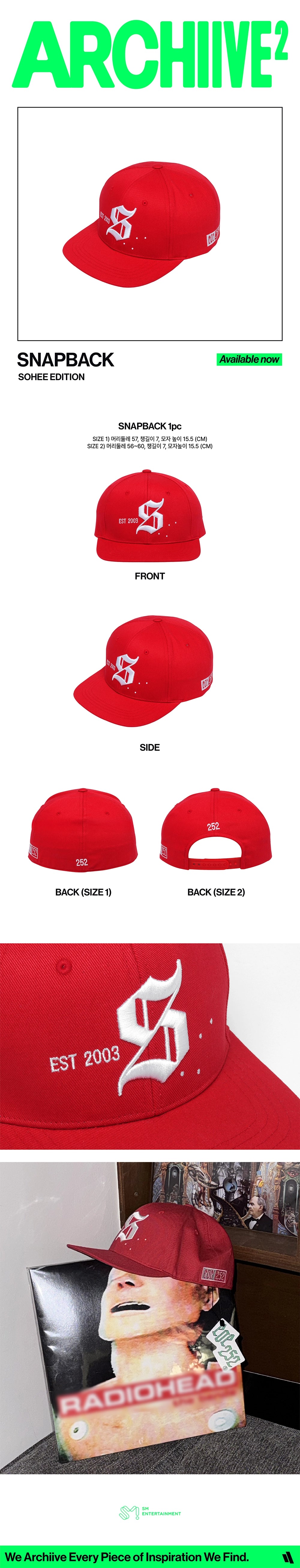 RIIZE - [2026 POP-UP [ARCHIIVE²] MD] SNAPBACK (SOHEE EDITION)