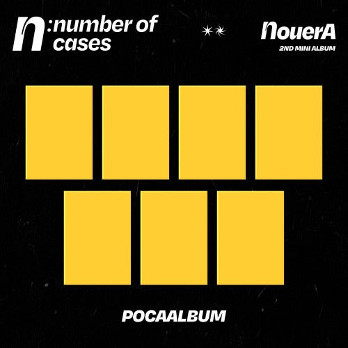 NOUERA 2ND MINI ALBUM - N: NUMBER OF CASES (POCA)