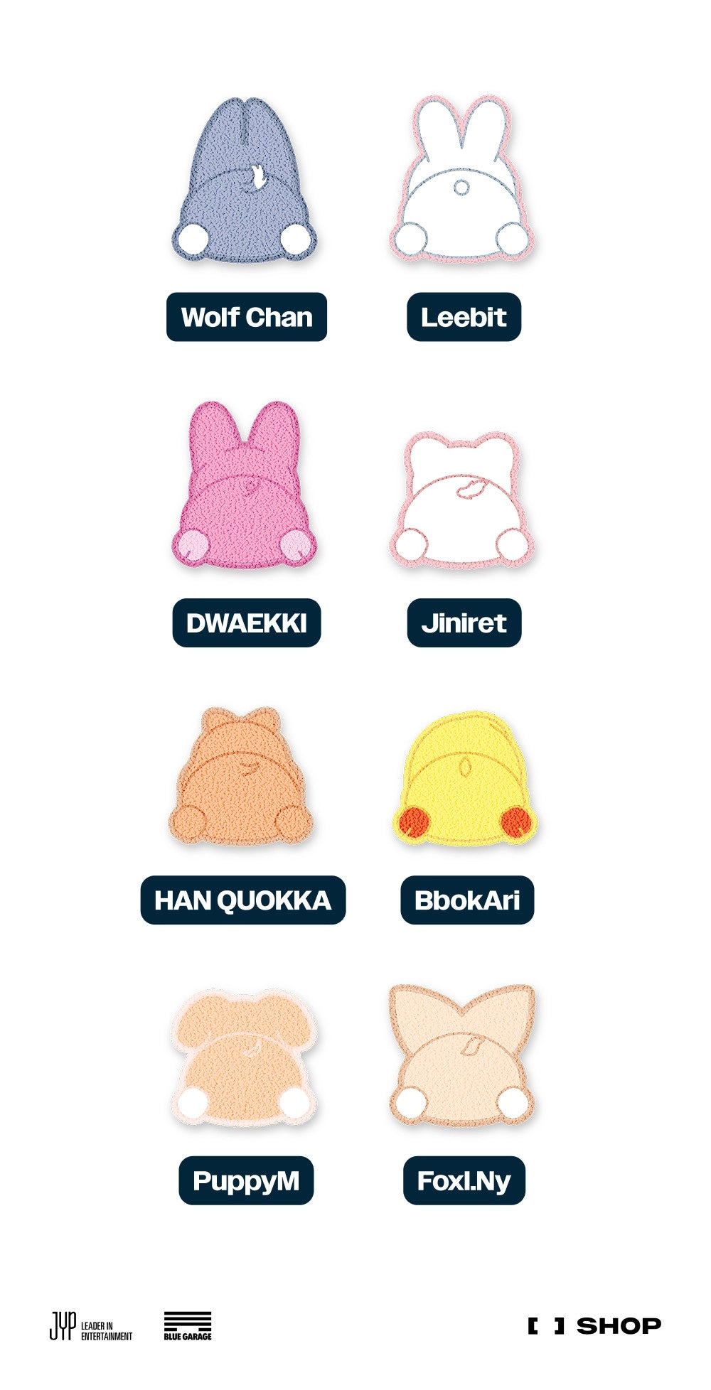 STRAY KIDS - DOMINATE : CELEBRATE POP-UP STORE MD - SKZOO MAGNETIC HOLDER