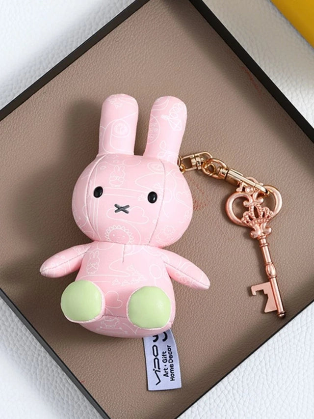 MIFFY© Pink Pattern Hanging Plush (Hong Kong Edition)