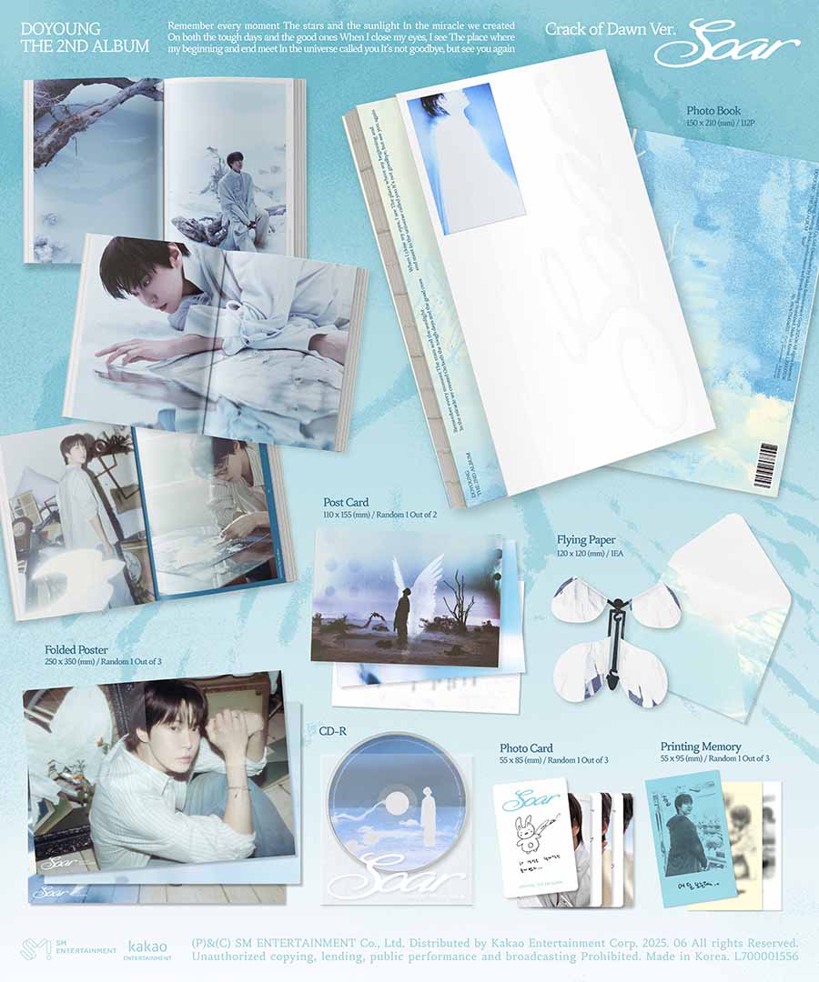 DOYOUNG 2ND ALBUM - SOAR (CRACK OF DAWN VER.)