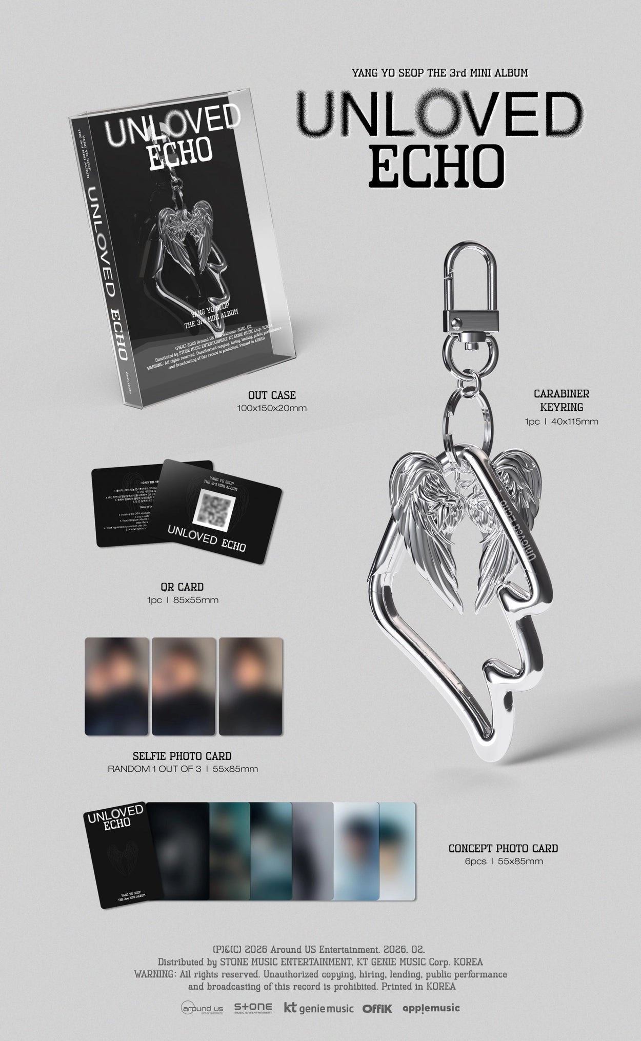 YANG YOSEOP 3RD MINI ALBUM - UNLOVED ECHO (PLATFORM VER.)