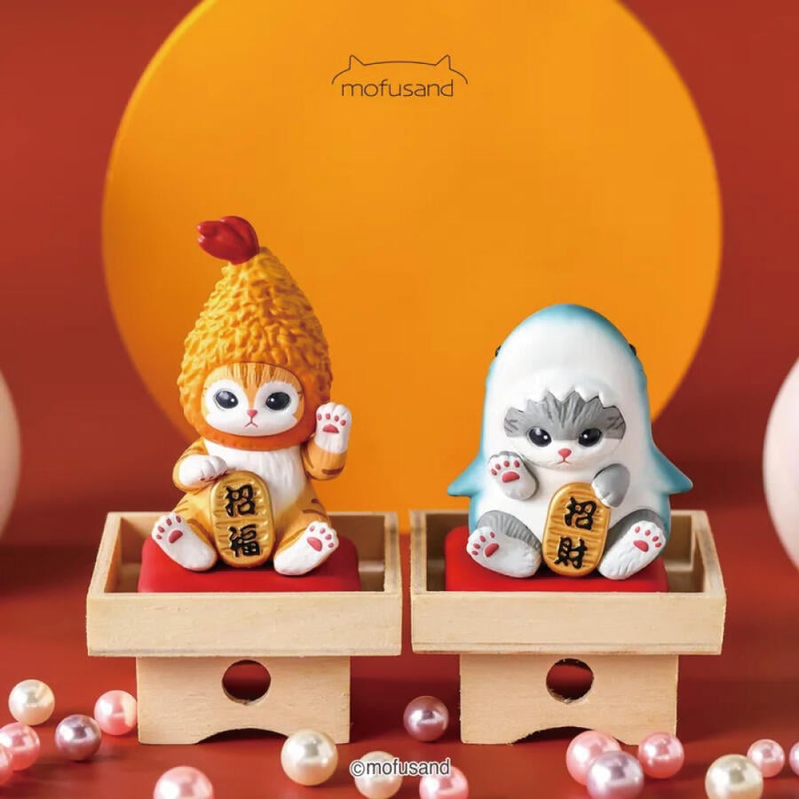 MOFUSAND© Lucky Cat Figure (HK Edition)
