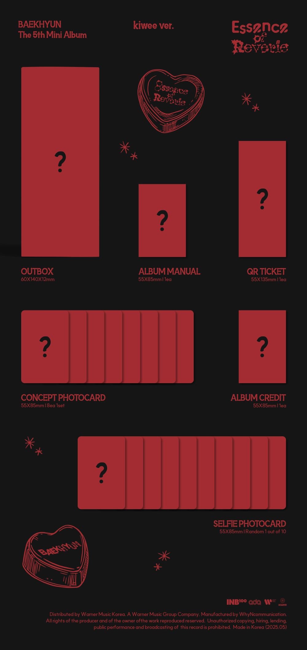 BAEKHYUN 5TH MINI ALBUM - ESSENCE OF REVERIE [PLATFORM ALBUM] (KIWEE VER.)