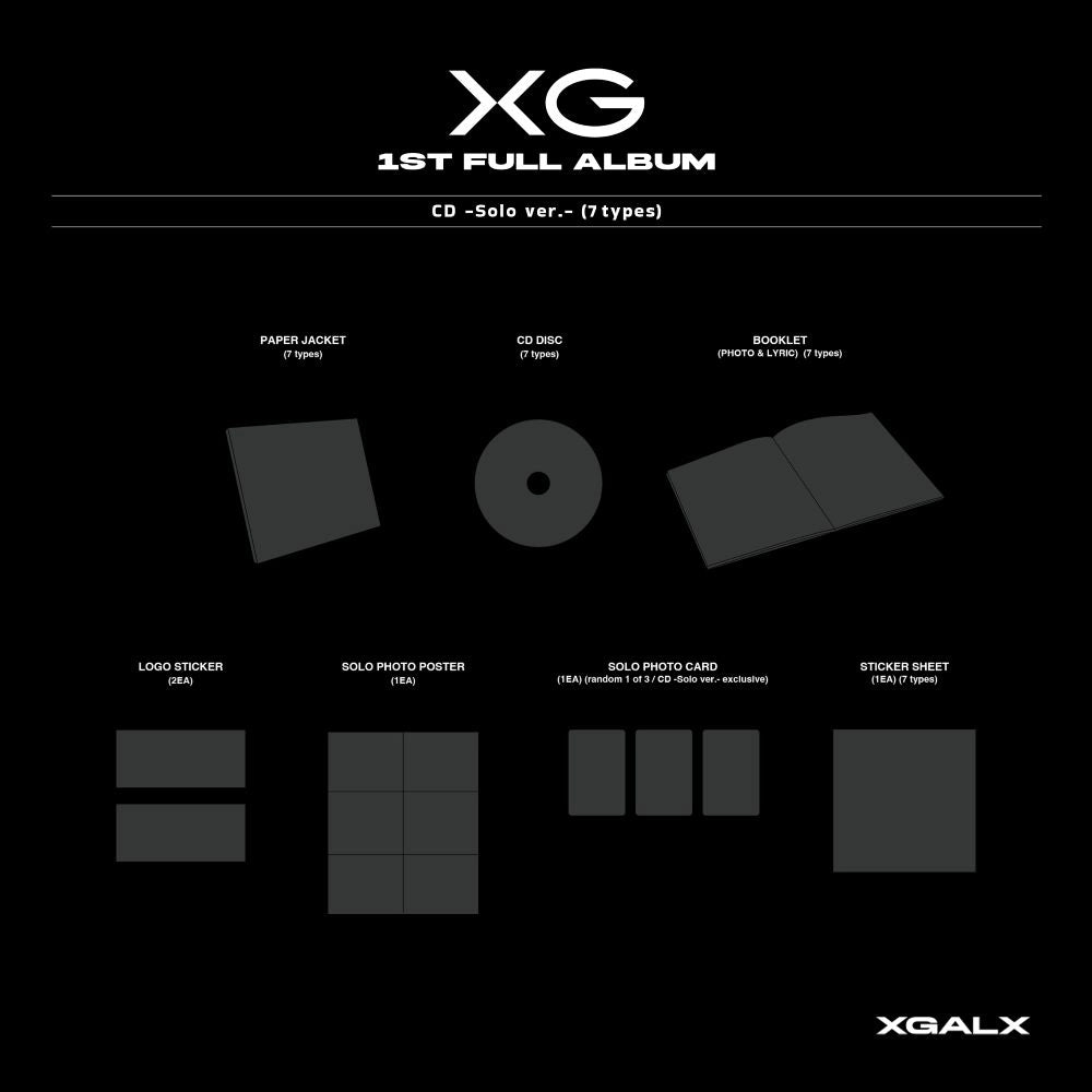 XG 1ST ALBUM (SOLO VER.)
