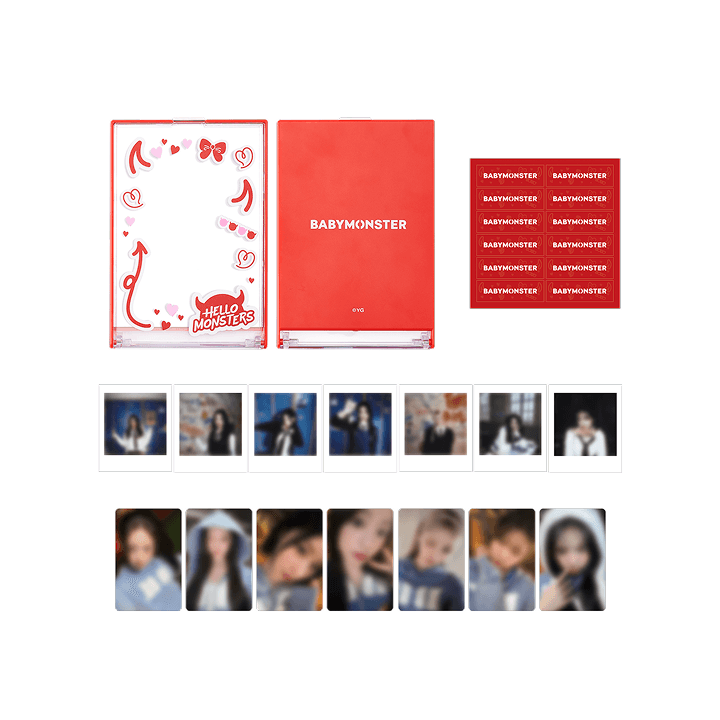 BABYMONSTER - HELLO MONSTERS TOUR MIRROR PHOTOCARD HOLDER OFFICIAL MD