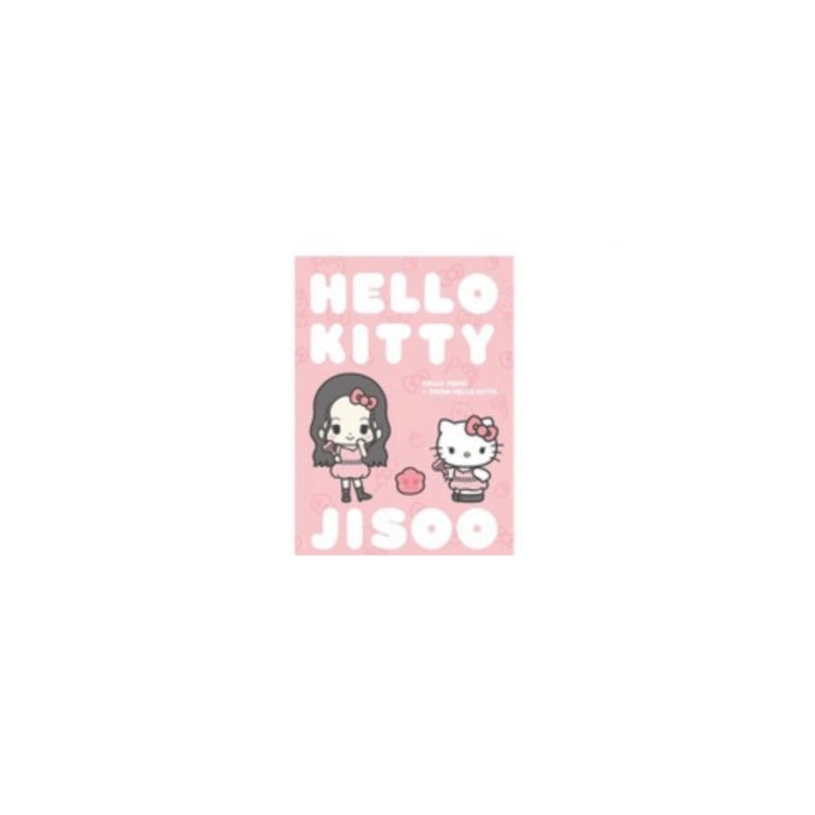 [HELLO KITTY X JISOO] ART PRINT POSTER (PINK VER.) OFFICIAL MD