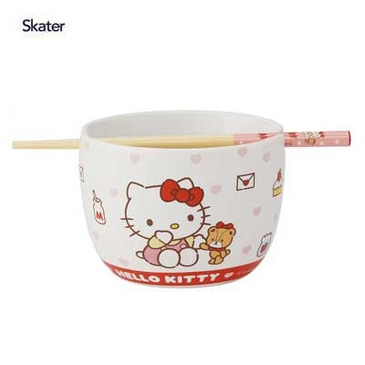 SANRIO© Ceramic Bowl and Chopsticks Set (Japan Edition)