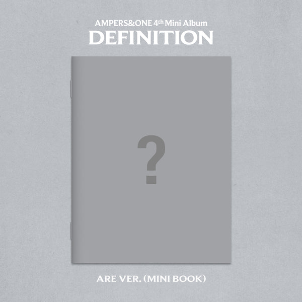 AMPERS&ONE 4TH MINI ALBUM - DEFINITION (ARE VER.)