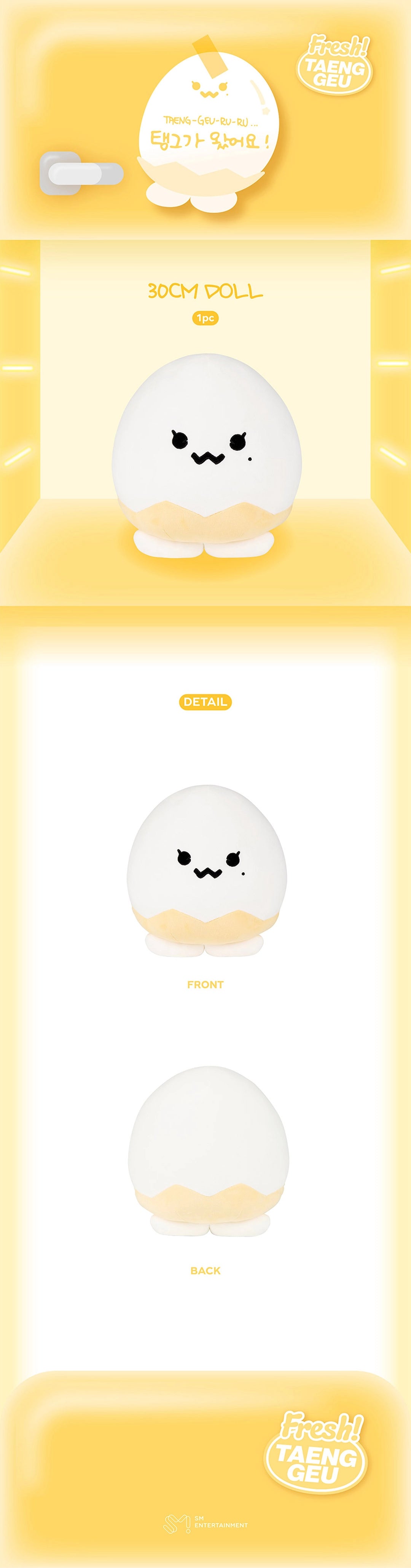 TAEYEON - [TAENG-GEU-RU-RU] 3OCM DOLL