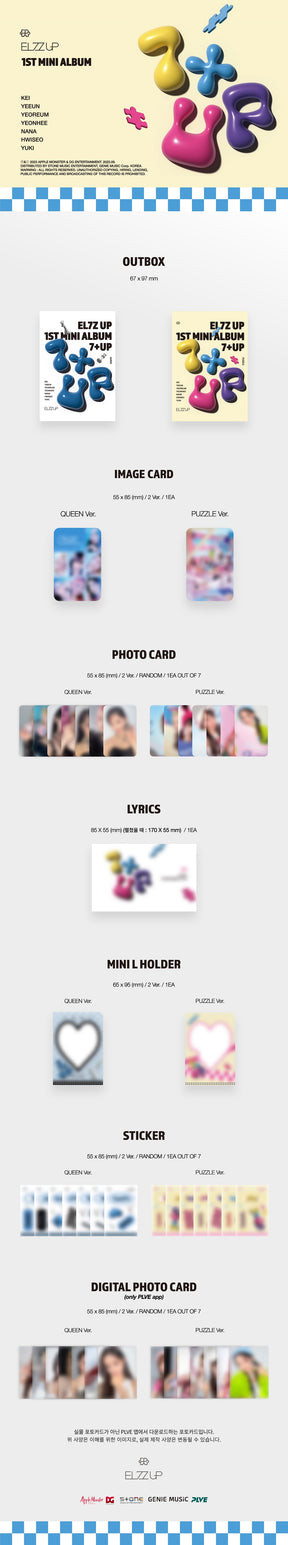 EL7Z UP - 1ST MINI ALBUM [7+UP] (PLVE VERSION)