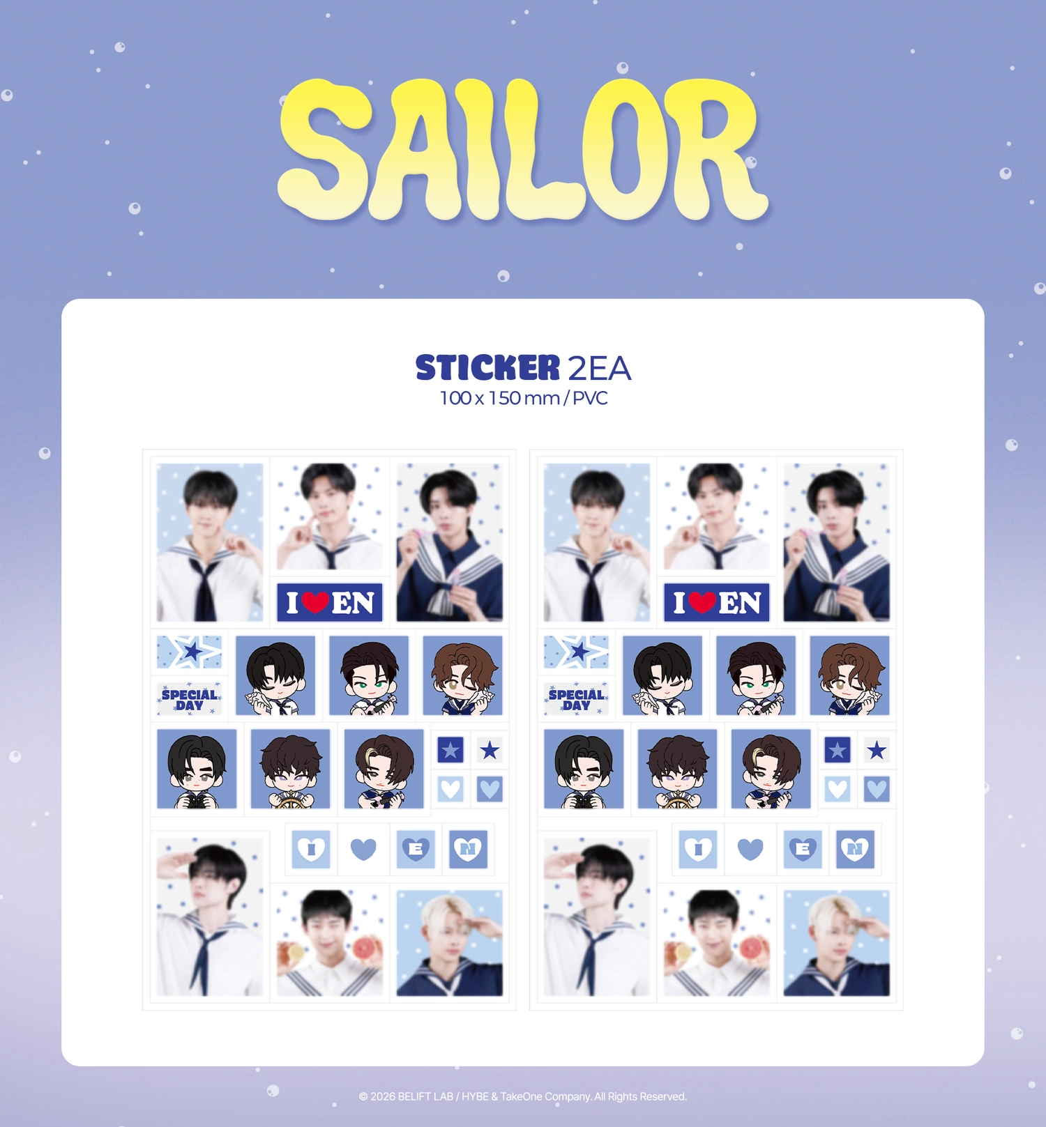 ENHYPEN - [ENHYPEN WORLD] SAILOR MD - STICKER