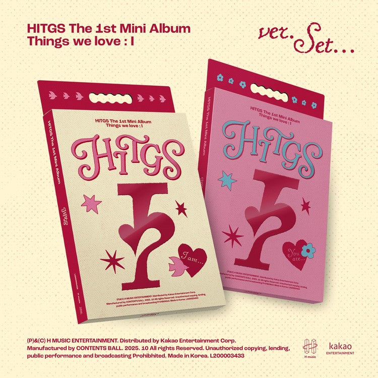 HITGS THE 1ST MINI ALBUM - THINGS WE LOVE : I