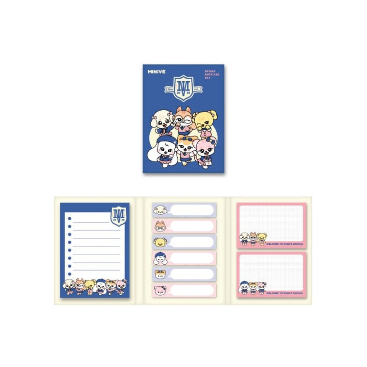 IVE - 2025 IVE MINIVE SCHOOL MINIVE STICKY NOTE PAD SET