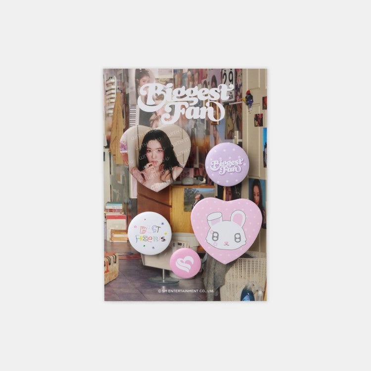 IRENE - 1ST ALBUM ‘BIGGEST FAN’ MD - PIN BUTTON SET