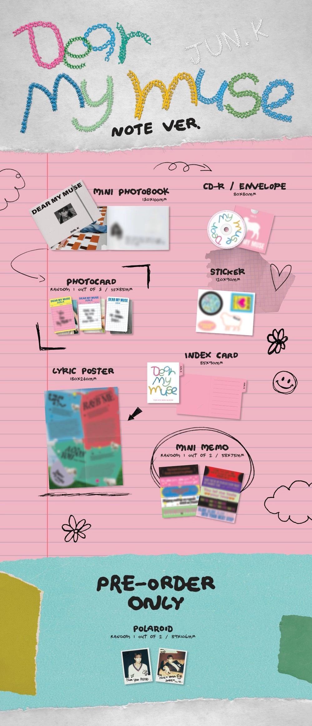 JUN.K 4TH MINI ALBUM - DEAR MY MUSE (DIGIPACK VER.)