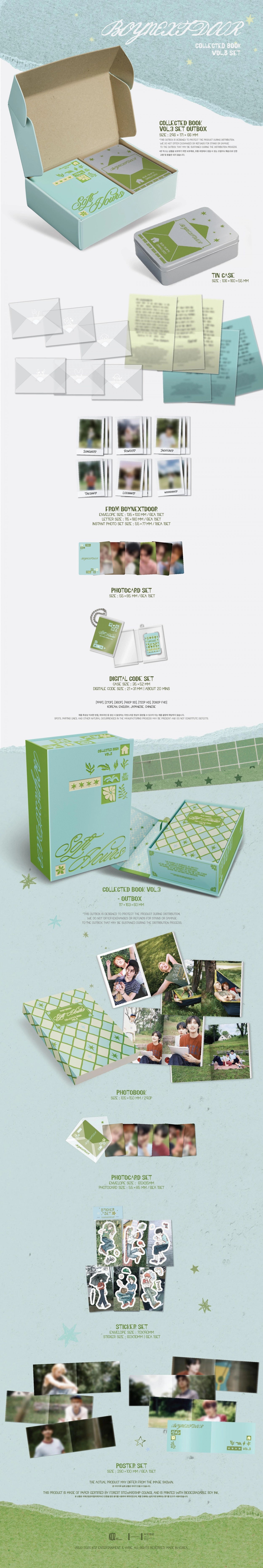 BOYNEXTDOOR - [COLLECTED BOOK VOL.3] SET