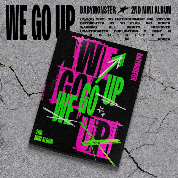 BABYMONSTER 2ND MINI ALBUM - WE GO UP (UP VER.)