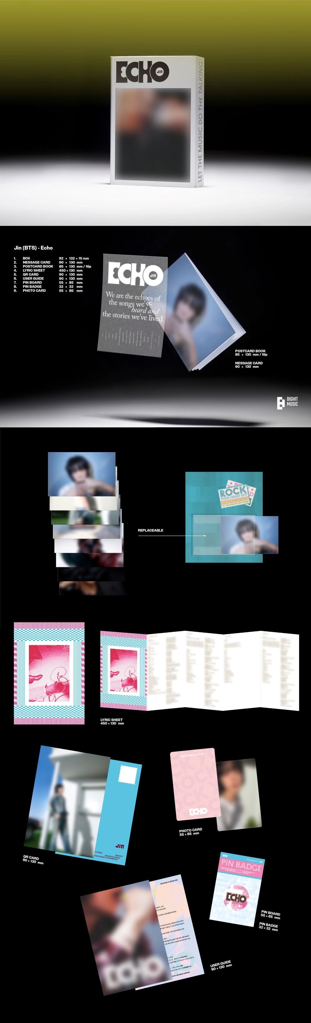 JIN (BTS) 2ND MINI ALBUM - ECHO (WEVERSE ALBUMS VER.)