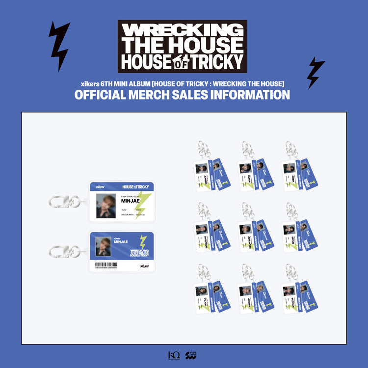 XIKERS - [HOUSE OF TRICKY : WRECKING THE HOUSE] POP-UP MD RANDOM ACRYLIC ID KEYRING