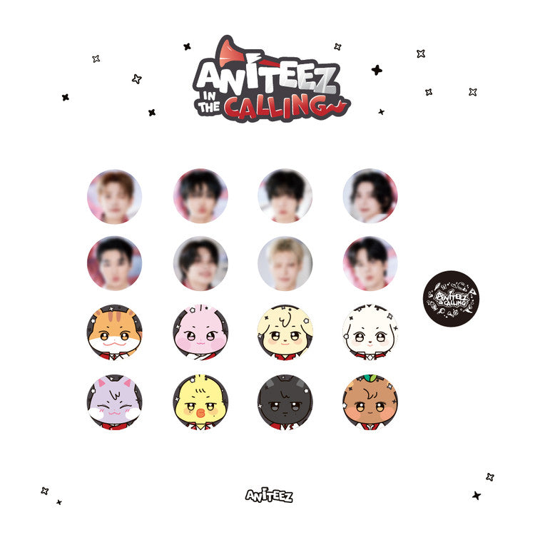 ATEEZ - [ANITEEZ IN THE CALLING] MD [RANDOM] CAN BADGE