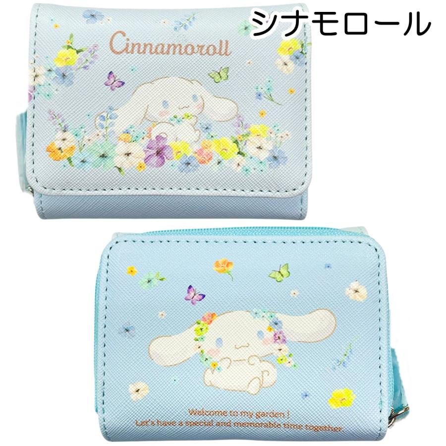 SANRIO© Floral 3 Fold Wallet (Japan Edition)