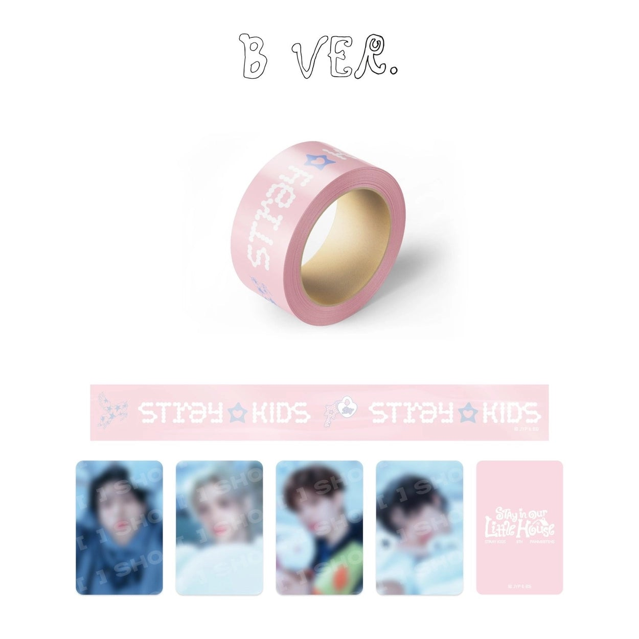 STRAY KIDS - 6TH FANMEETING [STAY IN OUR LITTLE HOUSE] BOX TAPE SET OFFICIAL MD