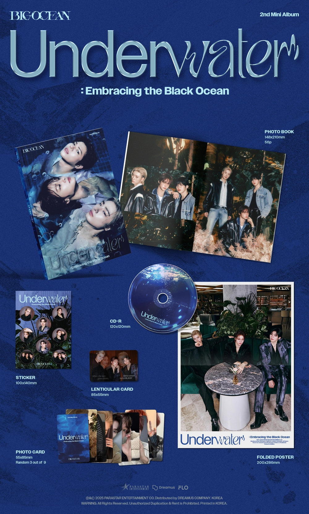 BIG OCEAN 2ND MINI ALBUM - UNDERWATER