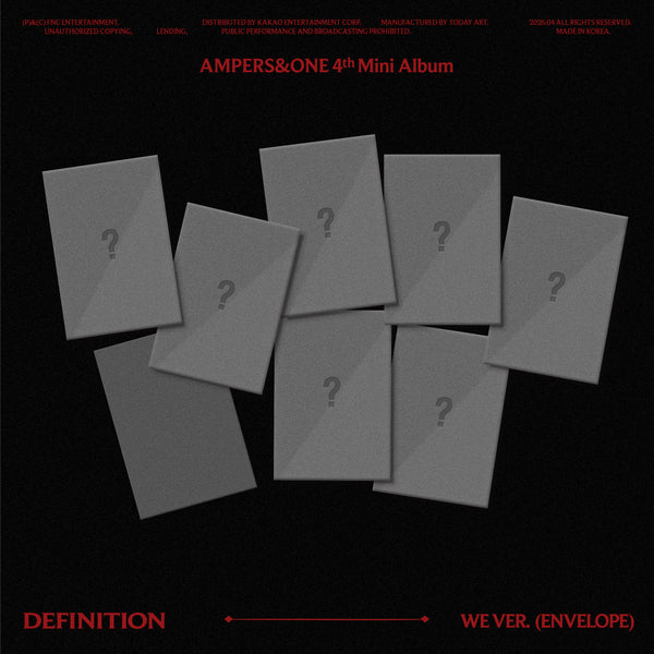 AMPERS&ONE 4TH MINI ALBUM - DEFINITION (WE VER.)