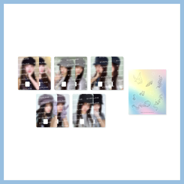 ILLIT - ILLIT 3RD MINI ALBUM 'BOMB' POP-UP STORE MERCH CARD COVER STICKER