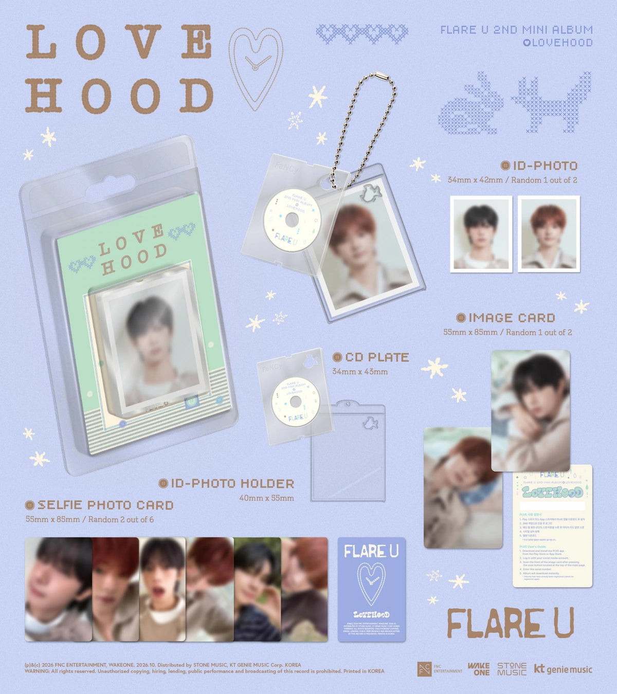 FLARE U - 2ND MINI ALBUM [LOVEHOOD] (FANCY VER)