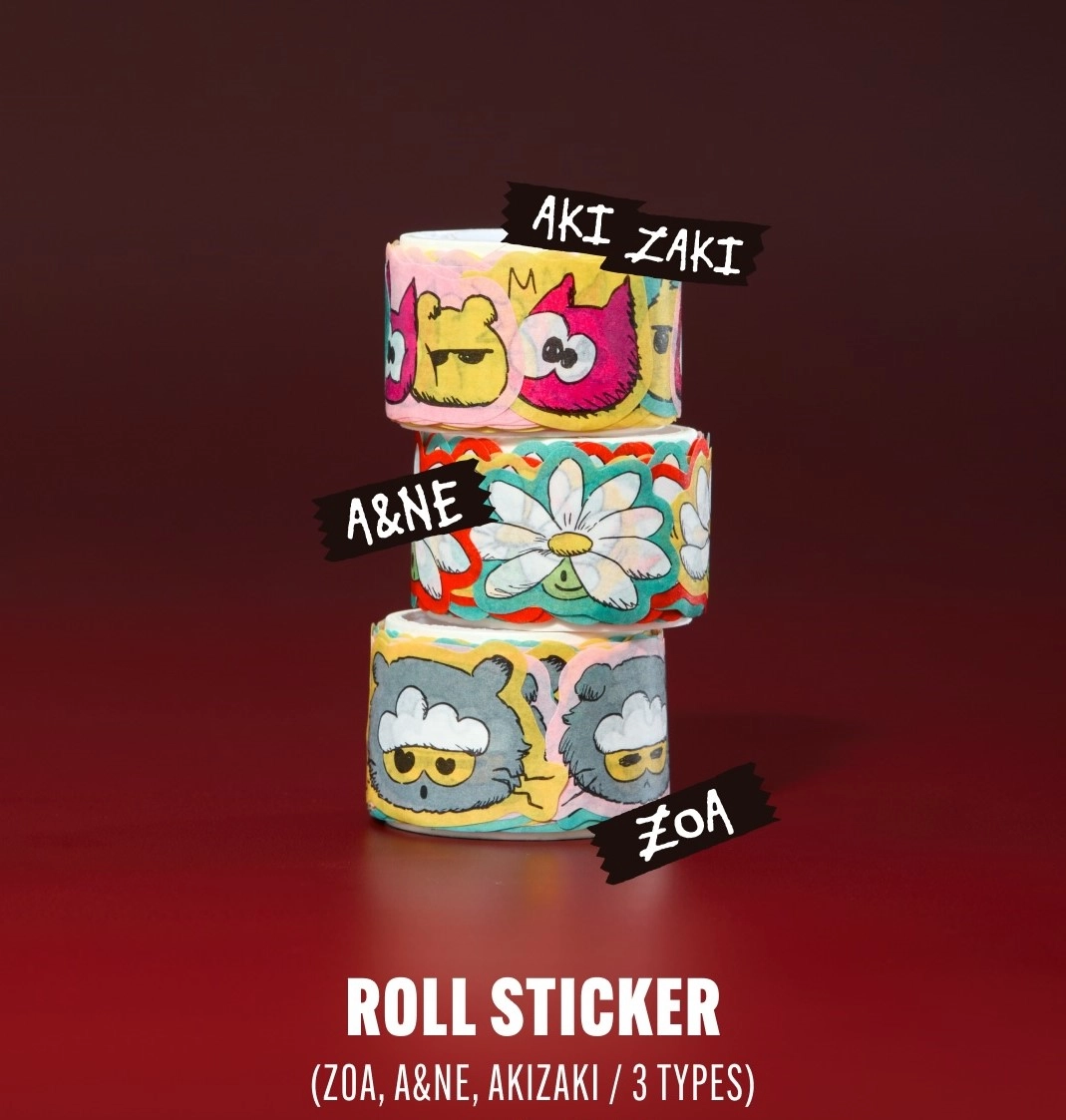 G-DRAGON - [ZO&FRIENDS 2ND POP UP MD] ZOA - STICKER ROLL