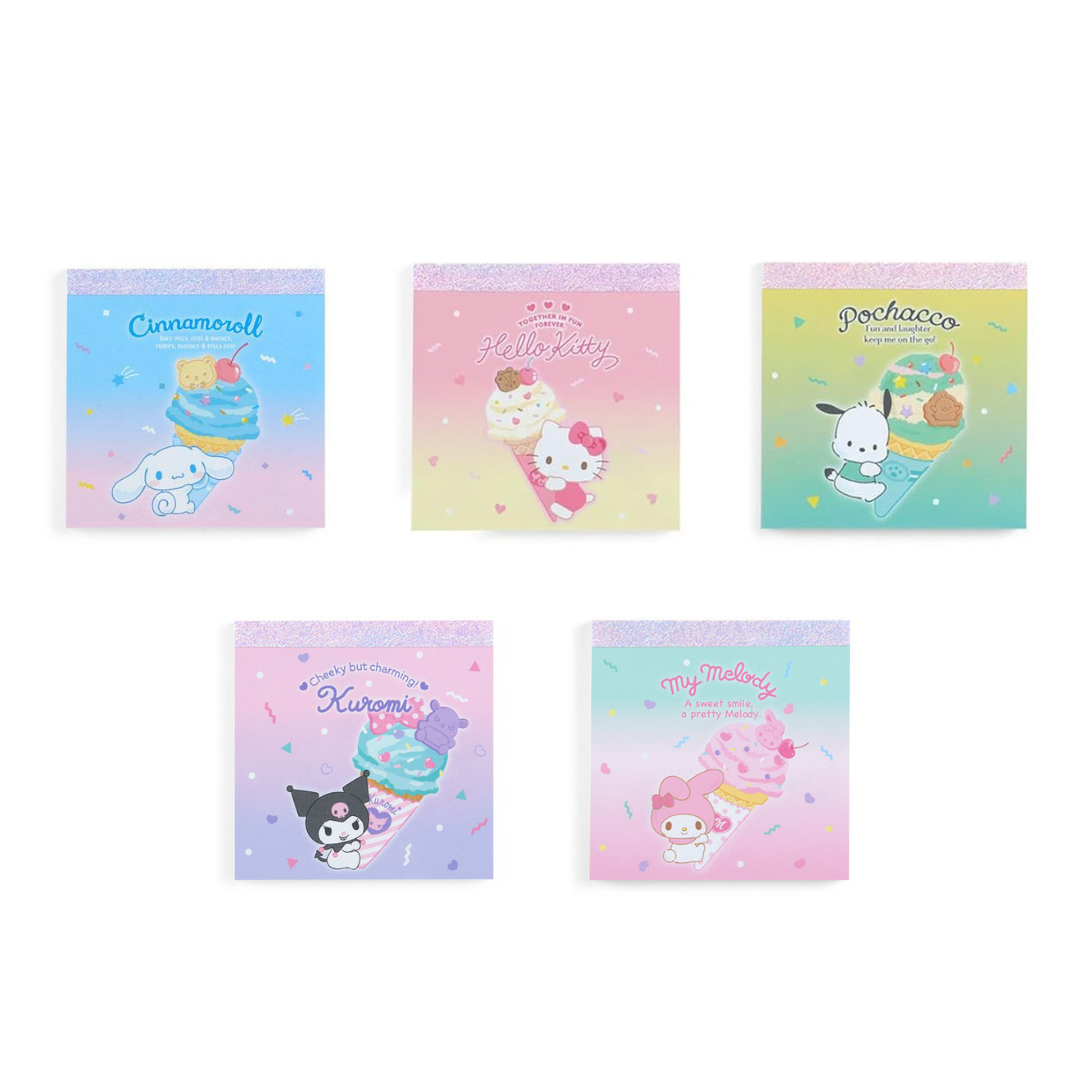 SANRIO© Memo Pad Ice-cream (Made in Japan)