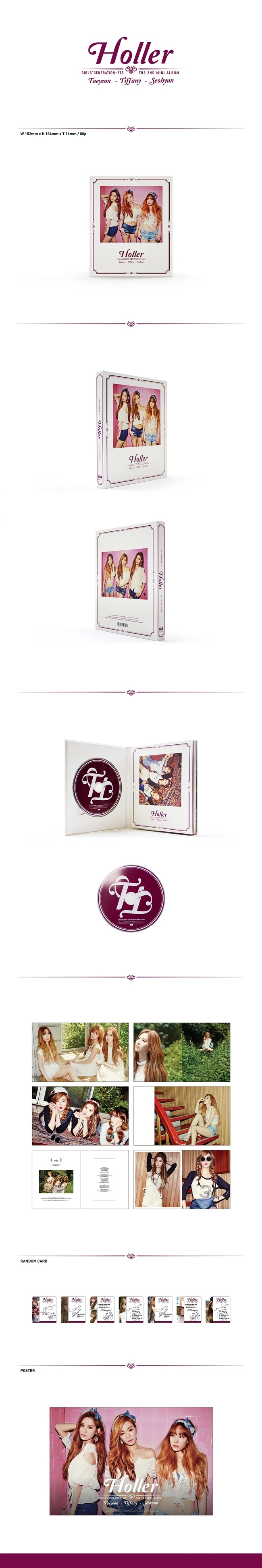 GIRLS' GENERATION - TTS - 2ND MINI ALBUM [HOLLER]