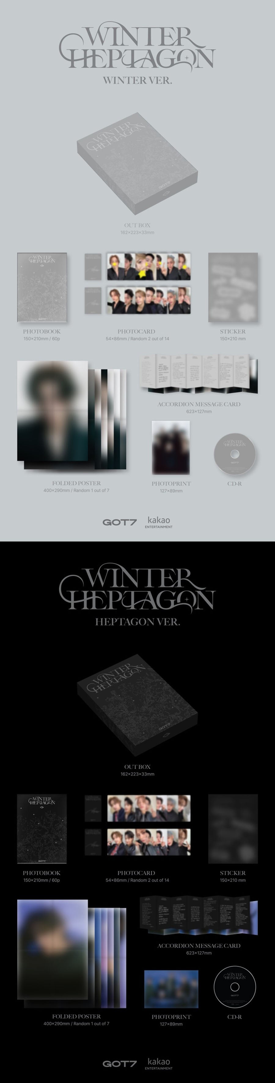 GOT7 MINI ALBUM - WINTER HEPTAGON