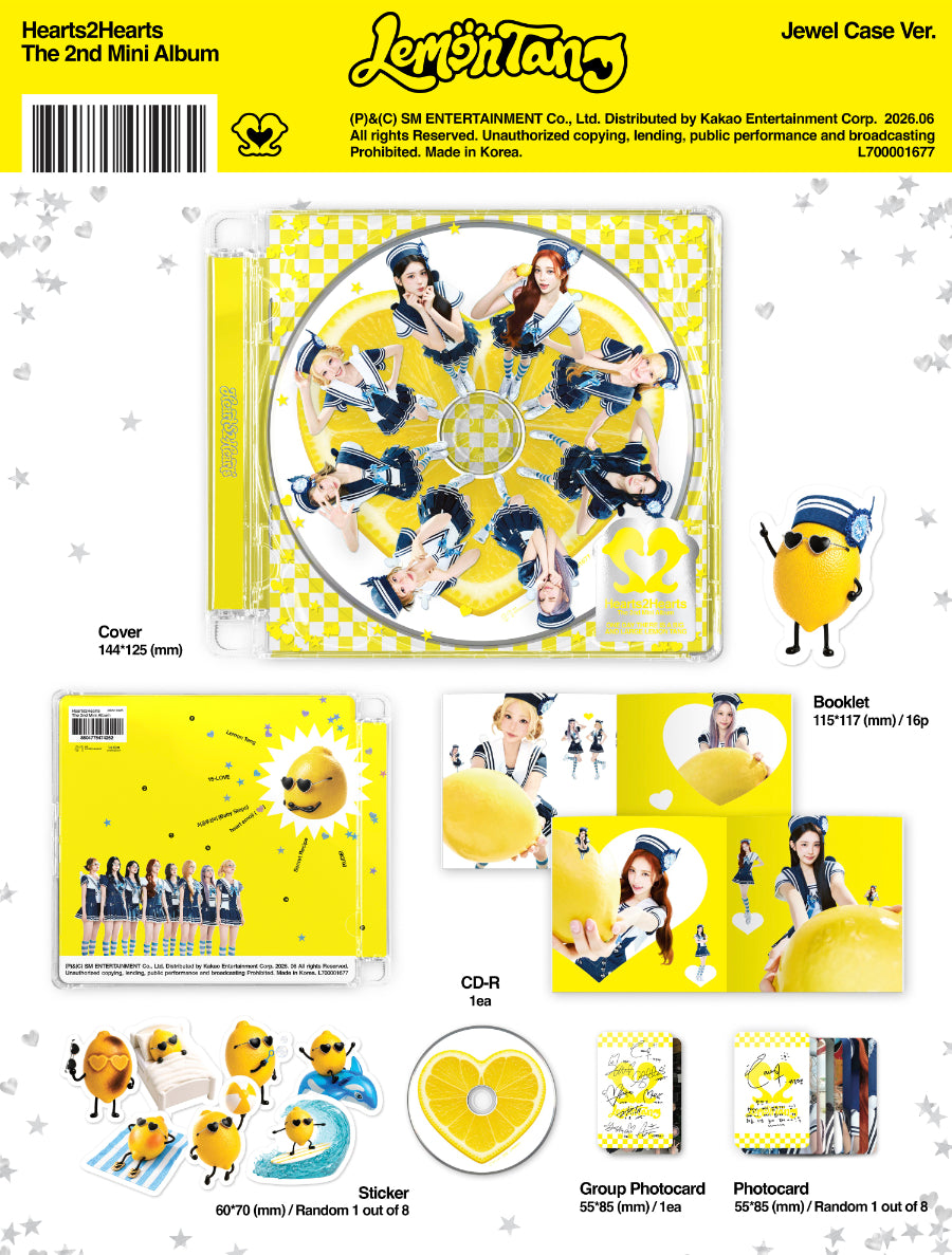 HEARTS2HEARTS 2ND MINI ALBUM - LEMON TANG (JEWEL CASE VER.)