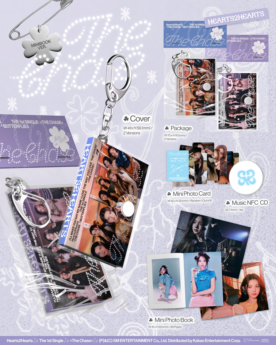 HEARTS2HEARTS 1ST SINGLE - THE CHASE (MINI BOOK VER.)