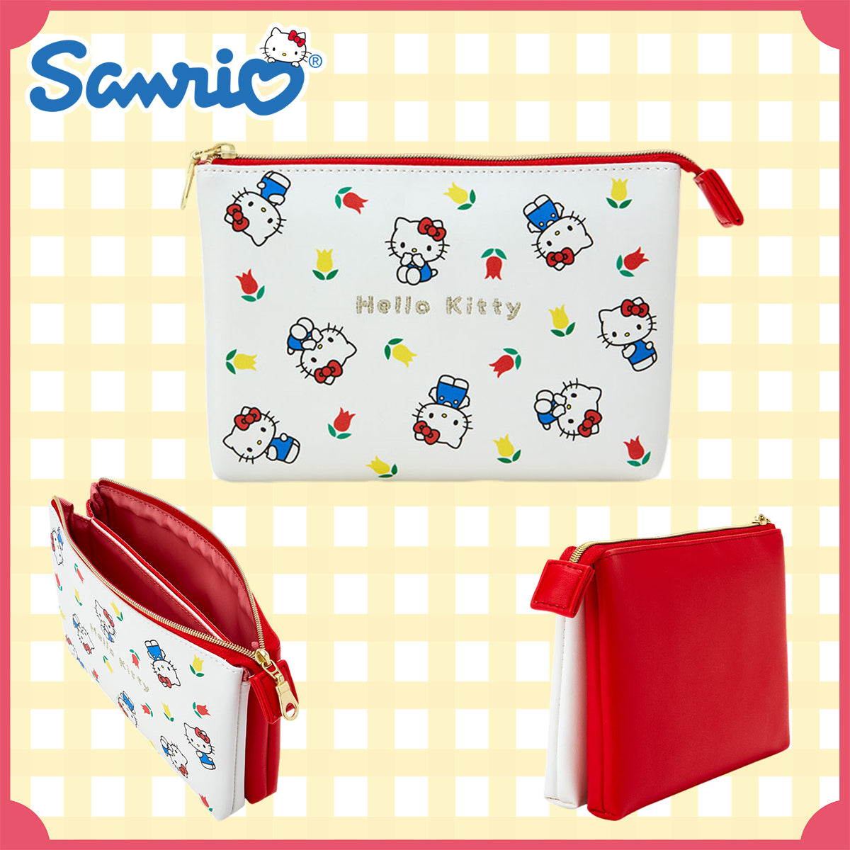 SANRIO© 3 Pocket Pouch (Japan Edition)