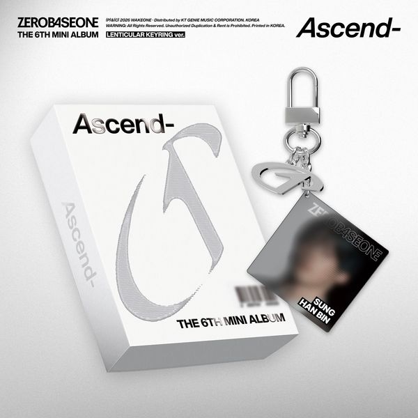 ZEROBASEONE THE 6TH MINI ALBUM - ASCEND- (LENTICULAR KEYRING VER.)
