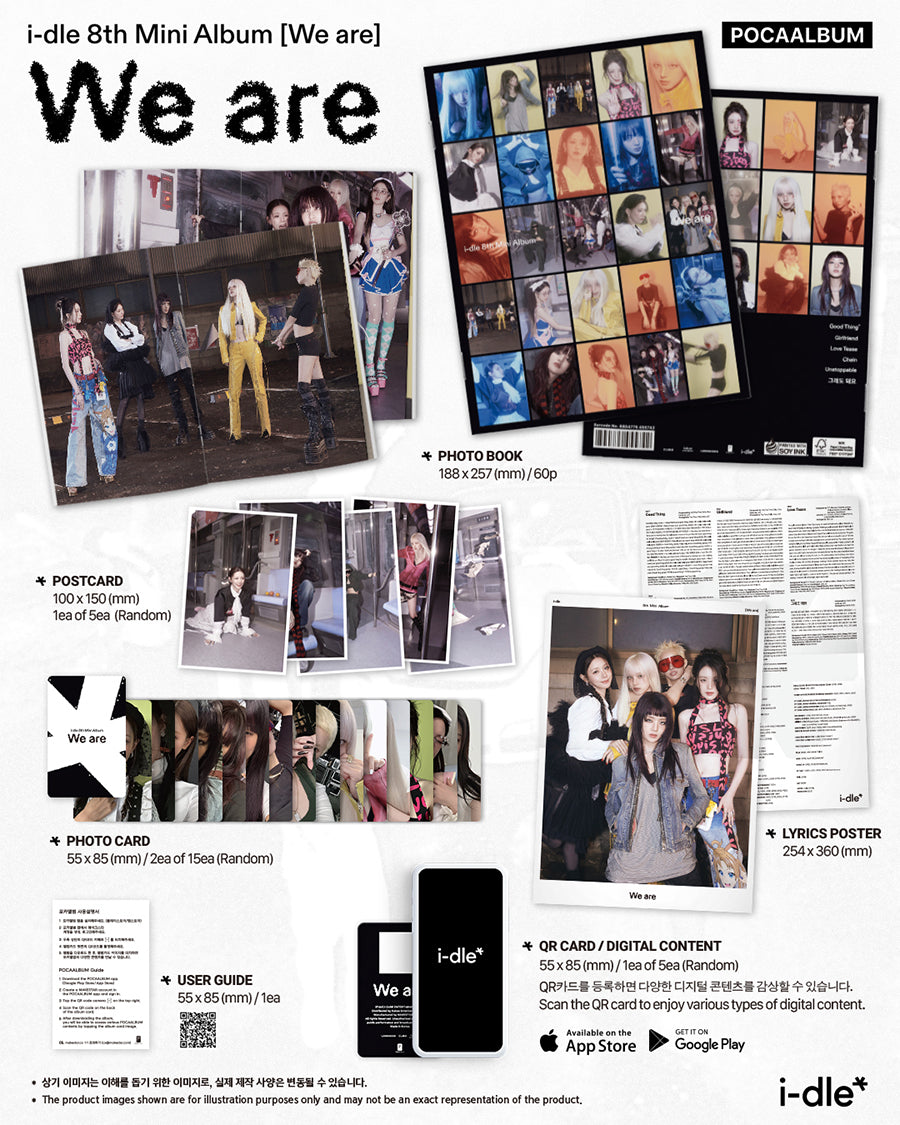 I-DLE - 8TH MINI ALBUM: WE ARE (POCA ALBUM) (PHOTOBOOK VER.)