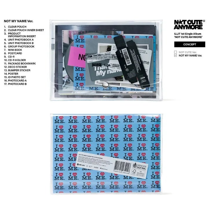 ILLIT 1ST SINGLE ALBUM - NOT CUTE ANYMORE